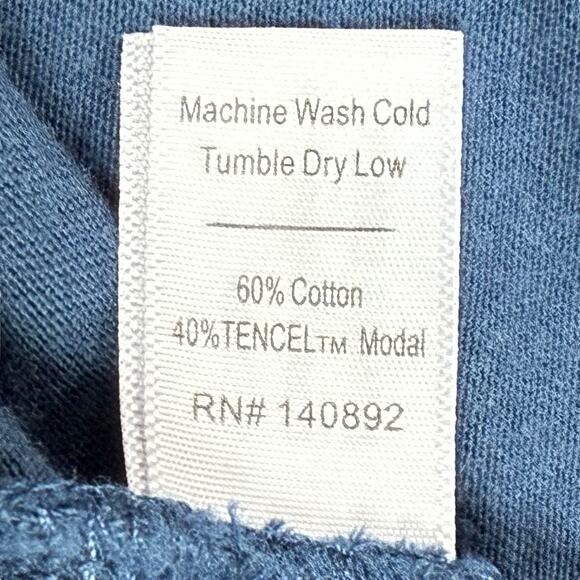 Marine Layer Mens Large Blue Striped Long Sleeve Shir - Picture 6 of 11